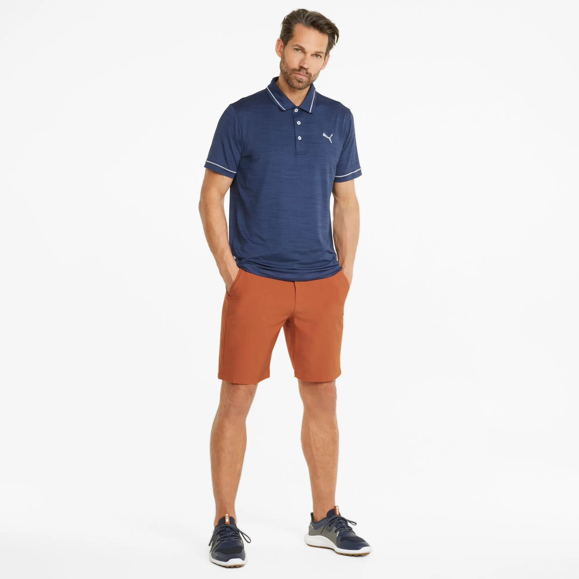 101 South 9" Golf Shorts | Warm Chestnut