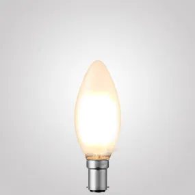 4W Candle LED Bulb B15 Frost in Warm White