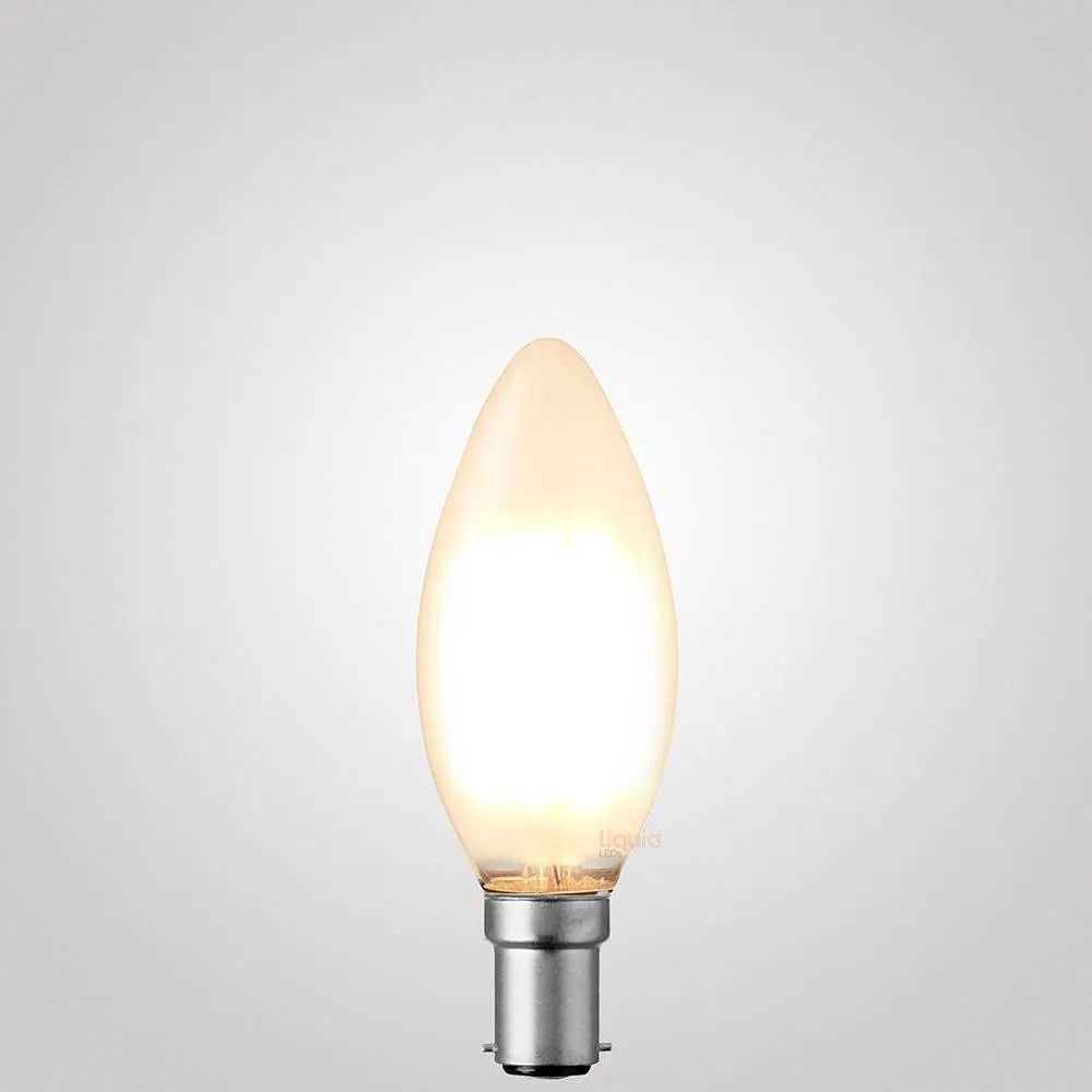 4W Candle LED Bulb B15 Frost in Warm White