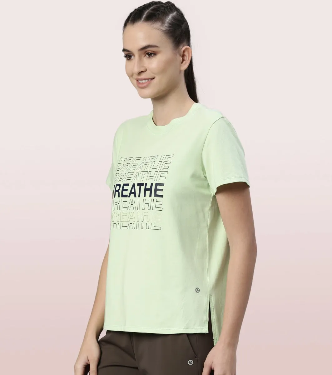 Active Cotton Tee | Short Sleeve Anti-Odour Cotton Tee With Graphic