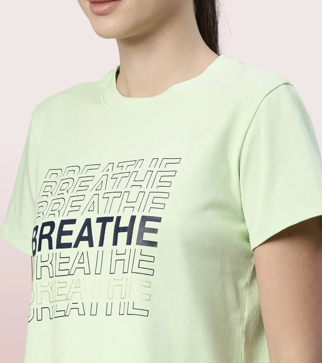 Active Cotton Tee | Short Sleeve Anti-Odour Cotton Tee With Graphic