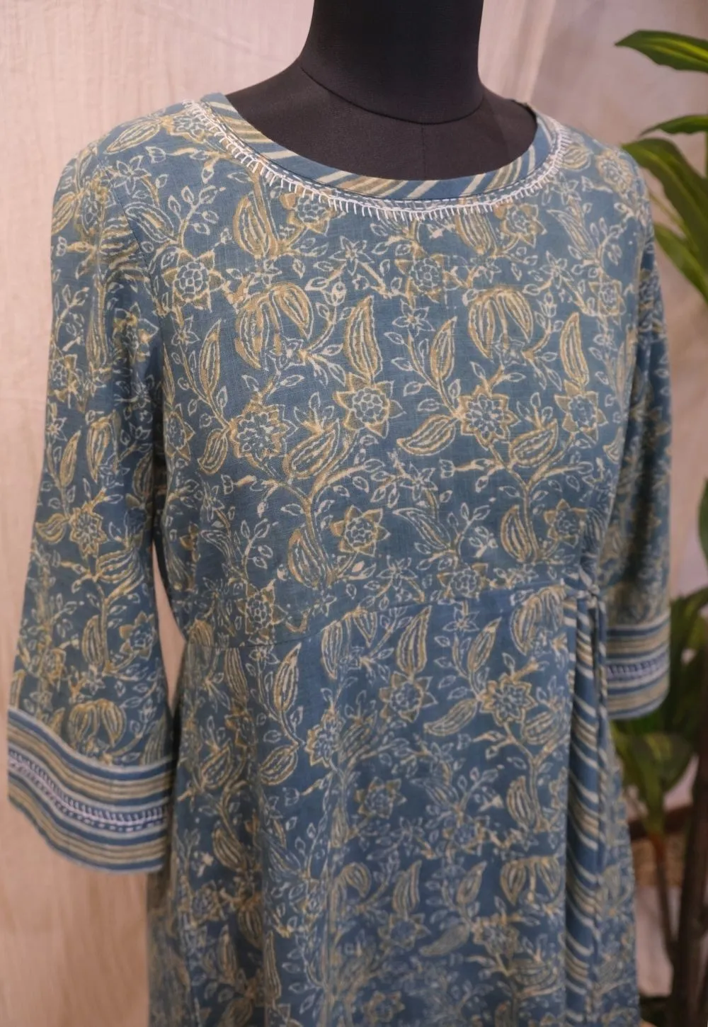 Aishani Dabu Cotton Kurta