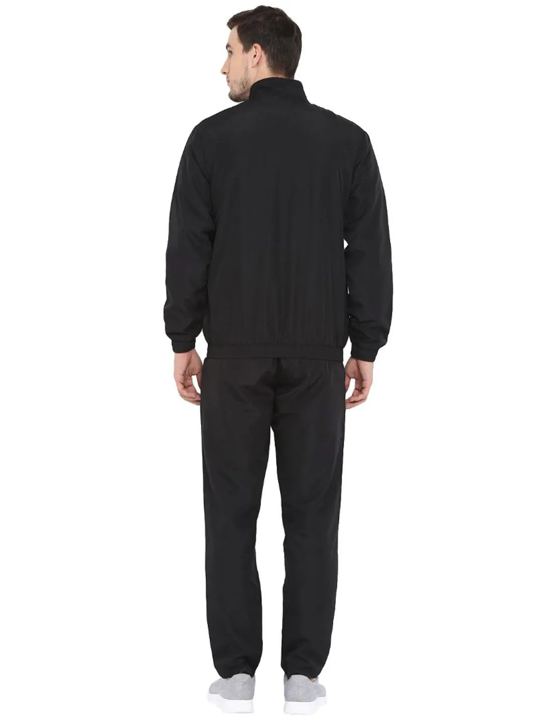 Alcis Men Black Printed Tracksuit