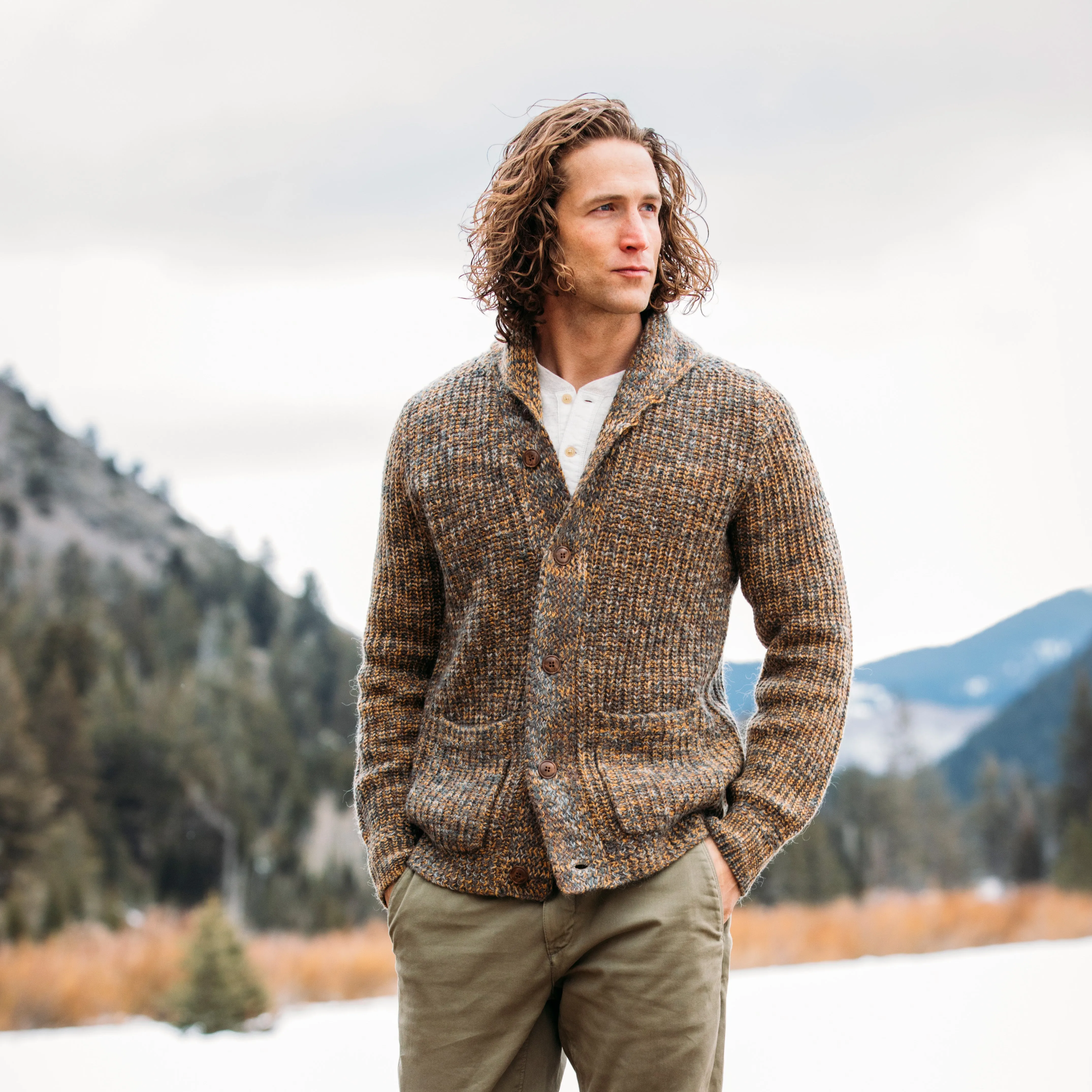 Alfred's Shawl Cardigan Sweater - Cornucopia