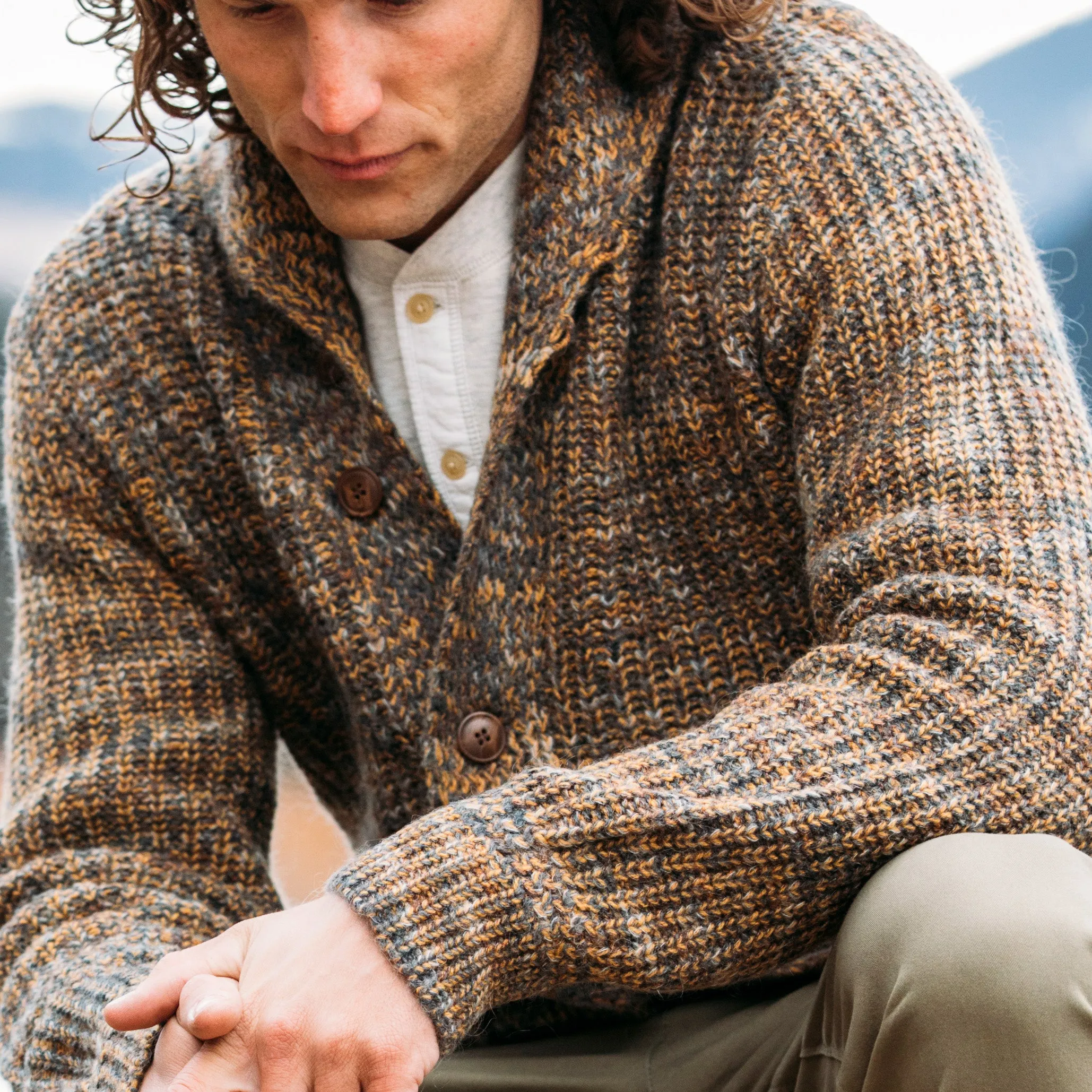 Alfred's Shawl Cardigan Sweater - Cornucopia