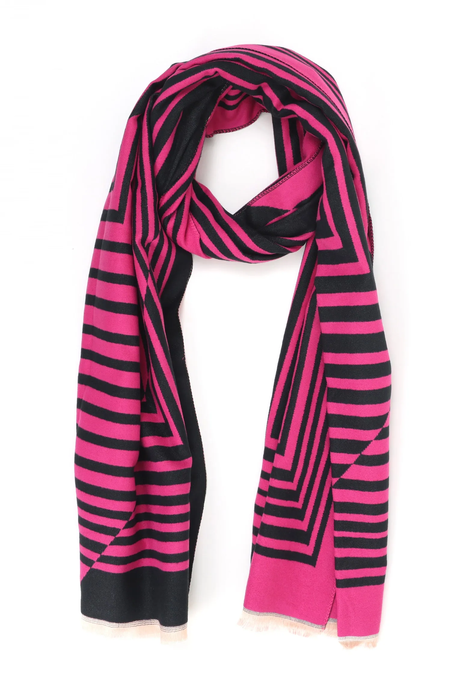 ALMAS WARM STOLE-FUCHSIA