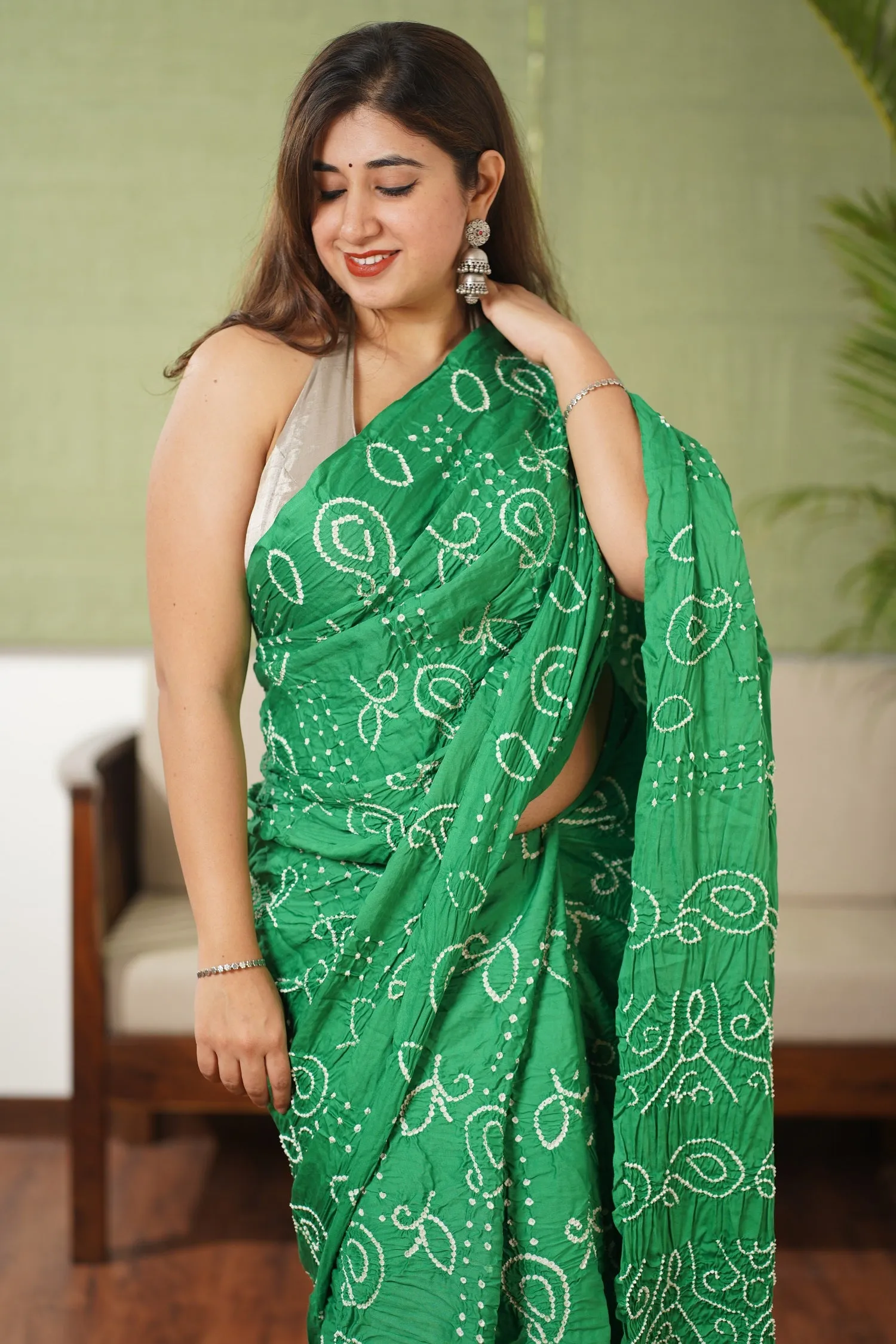 Bandhani Cotton Saree