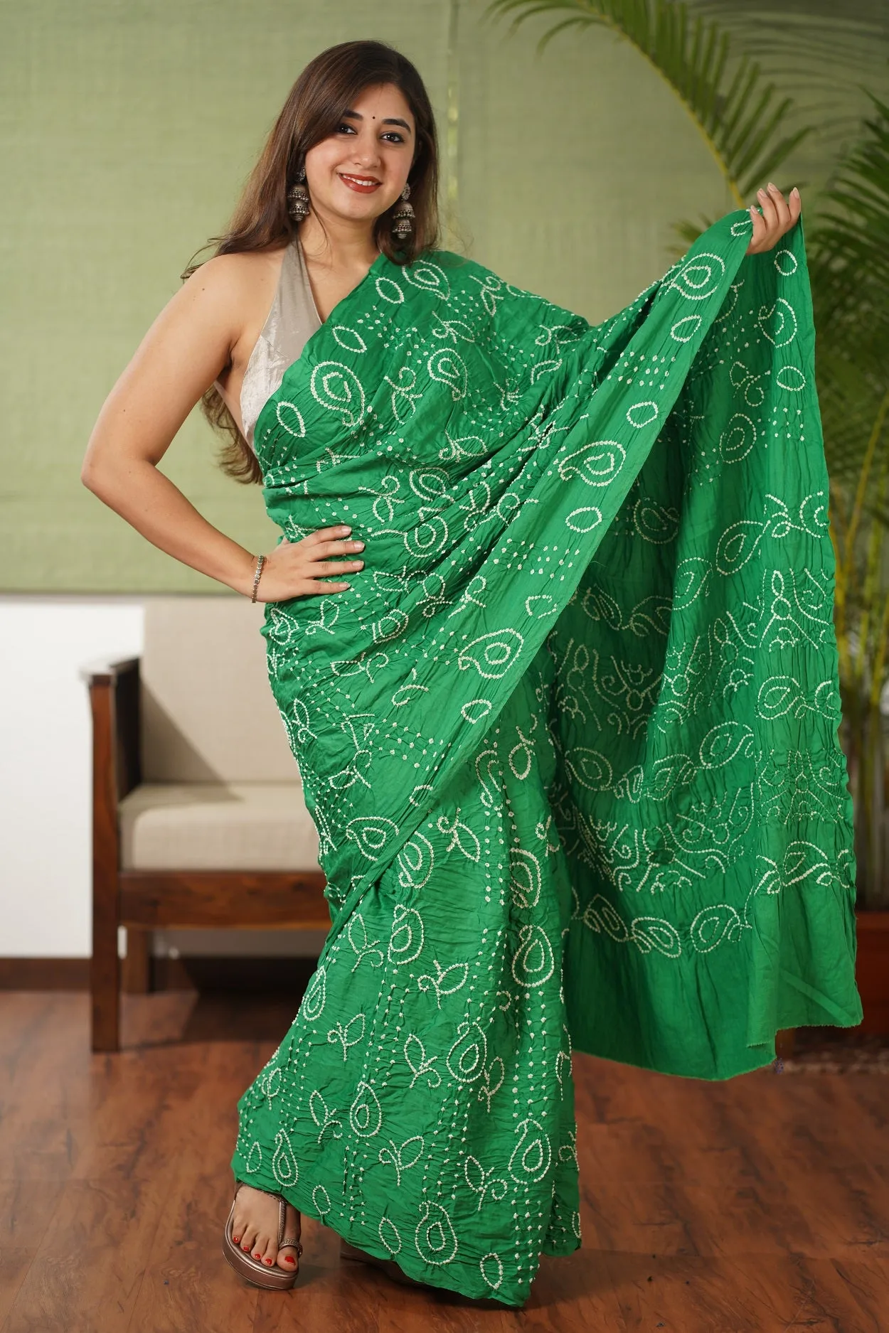 Bandhani Cotton Saree