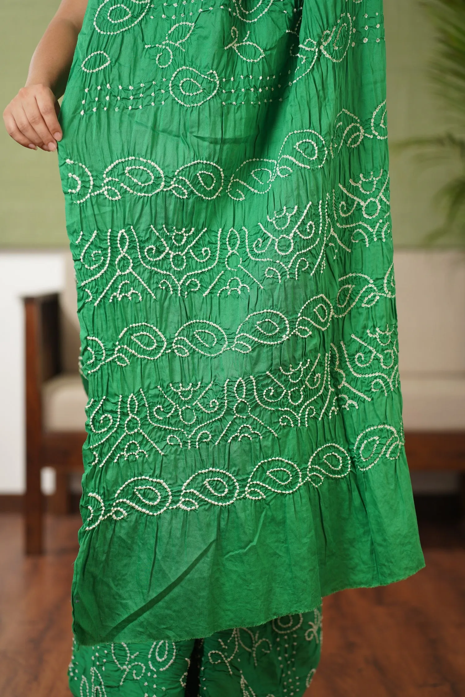 Bandhani Cotton Saree