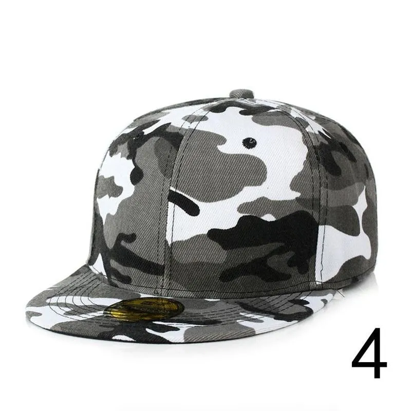 Mens Tactical Camouflage Baseball Cap with Snapback Closure