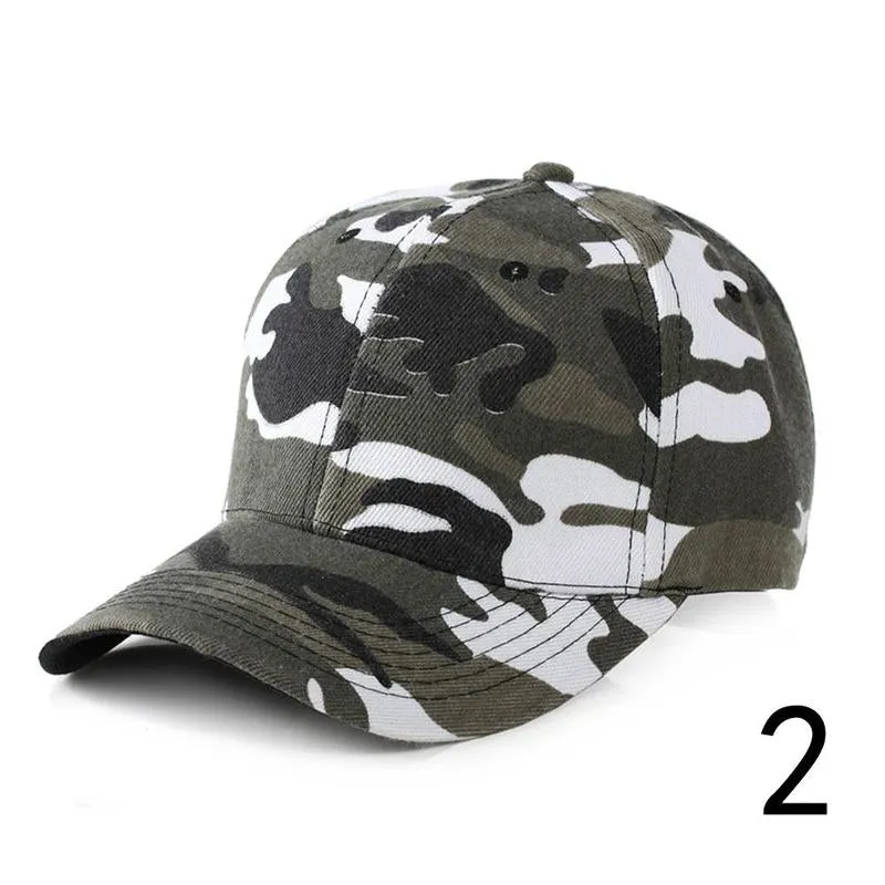 Mens Tactical Camouflage Baseball Cap with Snapback Closure