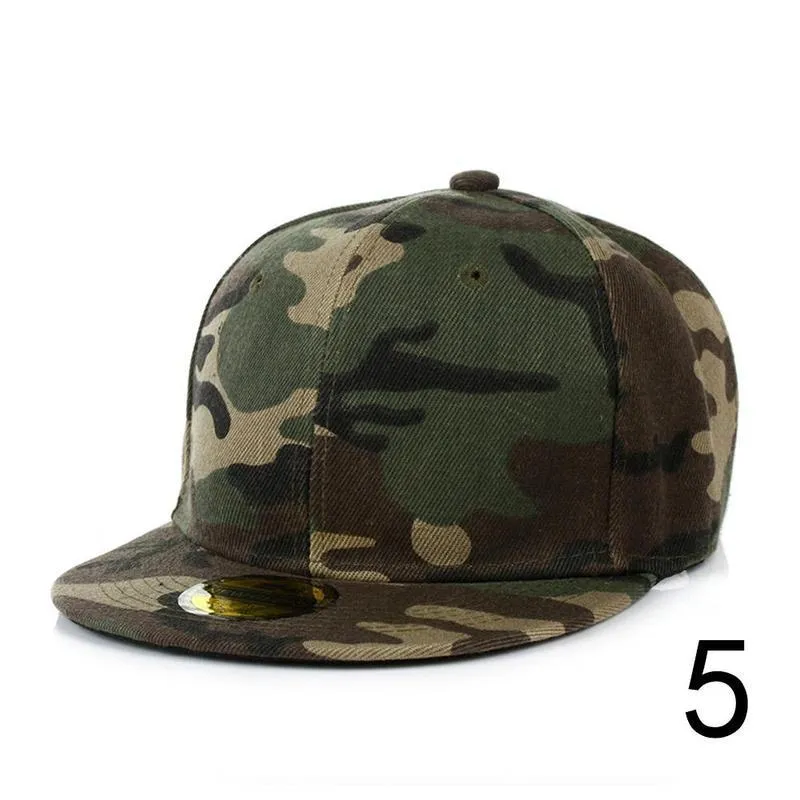 Mens Tactical Camouflage Baseball Cap with Snapback Closure