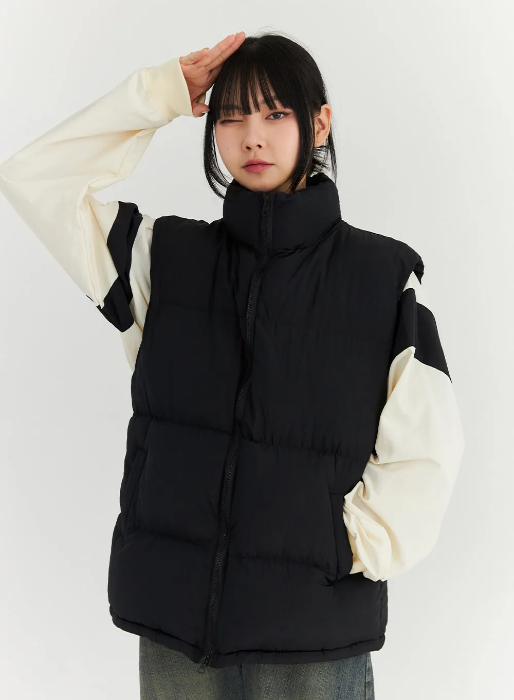 Basic Puffer Vest (UNISEX) CN309