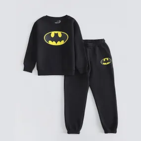 Batman-Themed, Ultra-Soft Fleece Sweatset for Kids