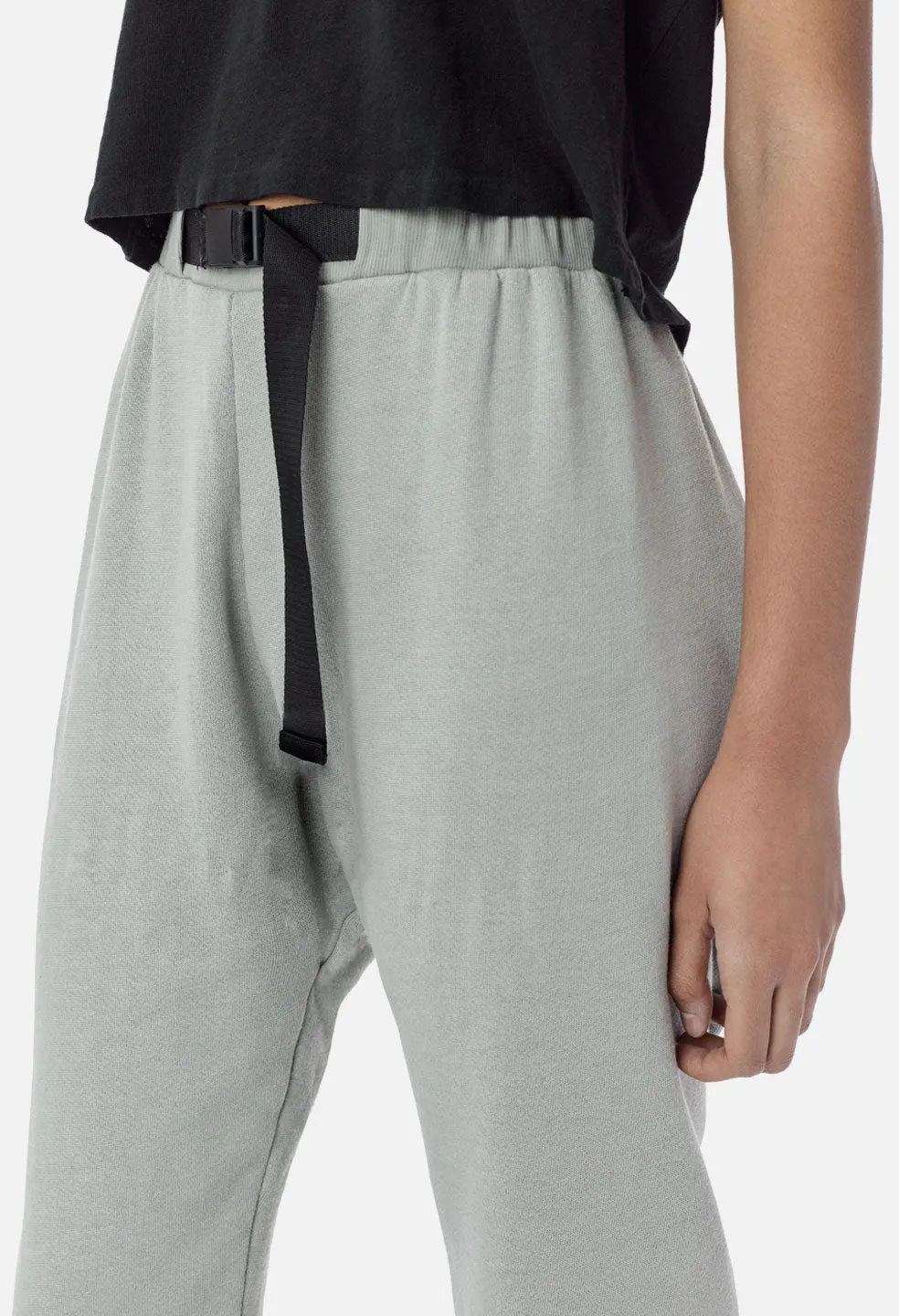 Belted Vintage Fleece Sweatpants / Plaster