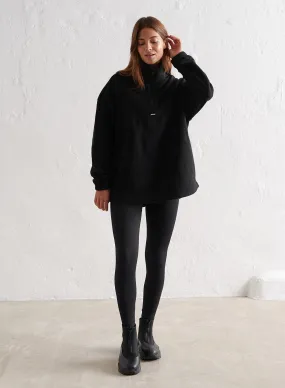 Black Fleece Half Zip