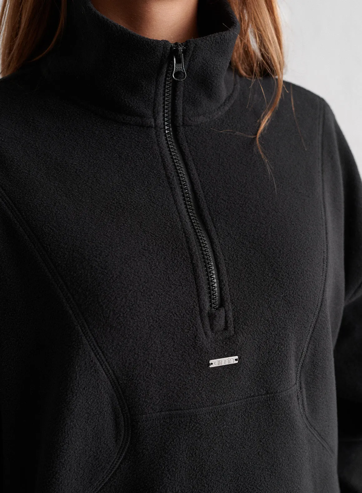 Black Fleece Half Zip