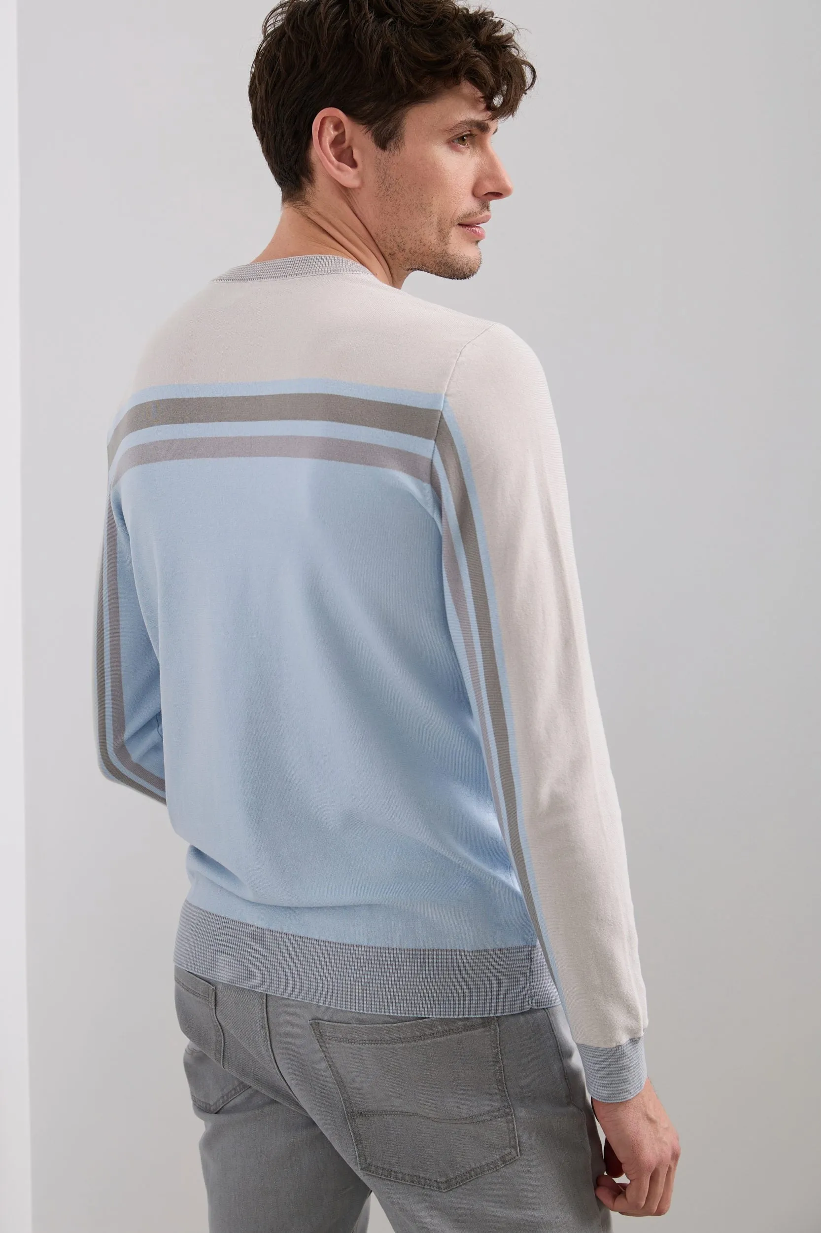 Block Stripe Sweater