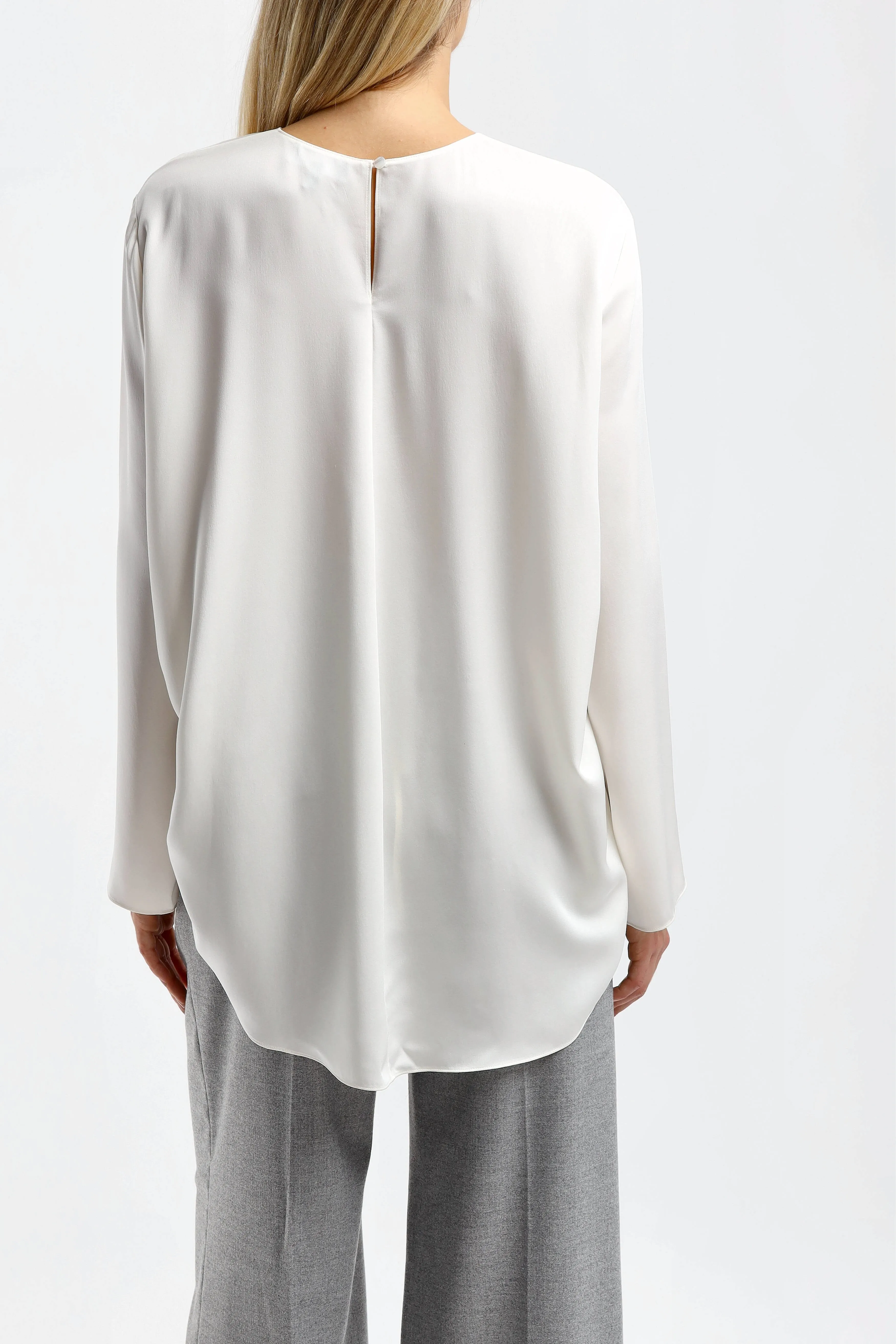 Bluse Cape in Ivory