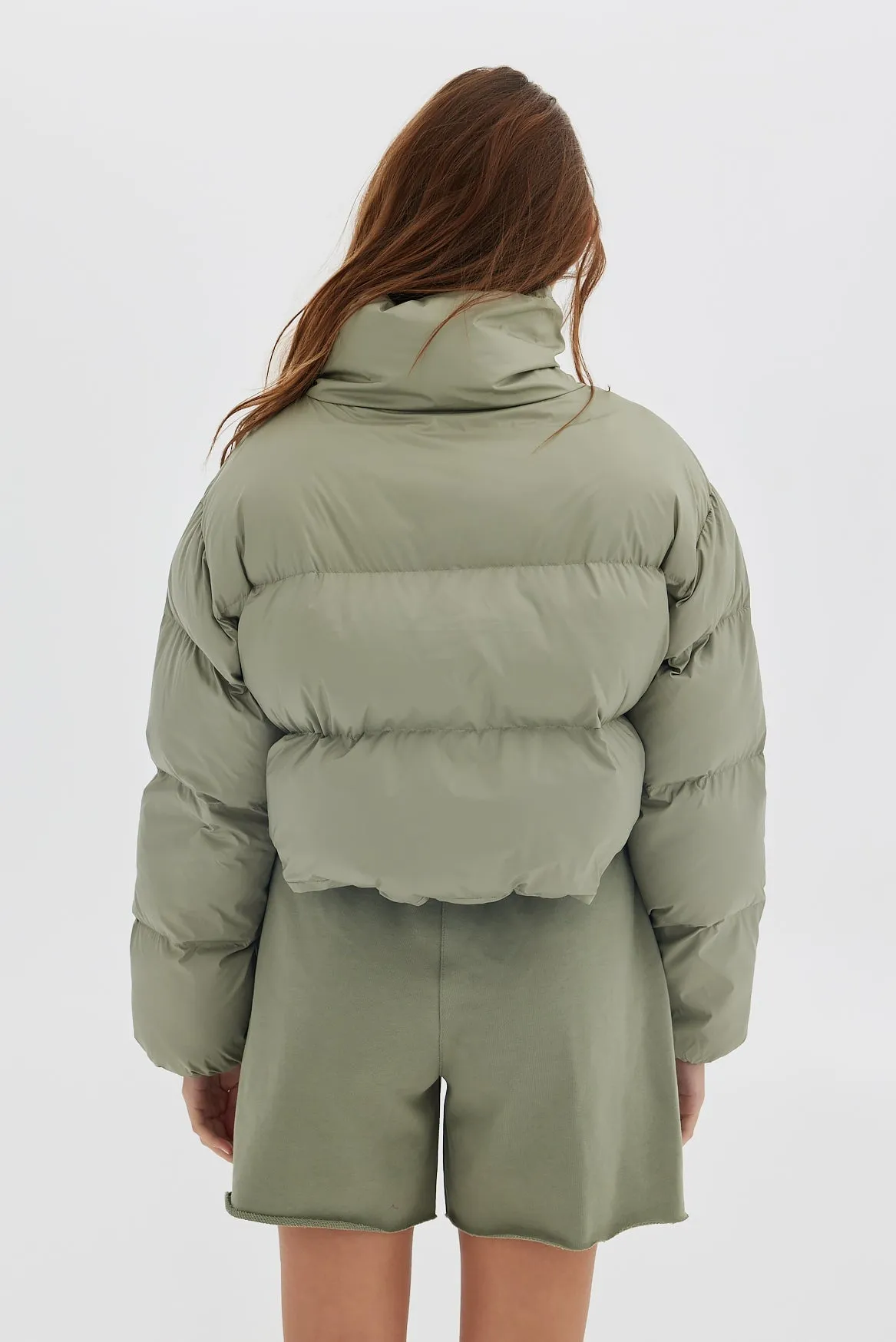 Bolero Puffer - Sage