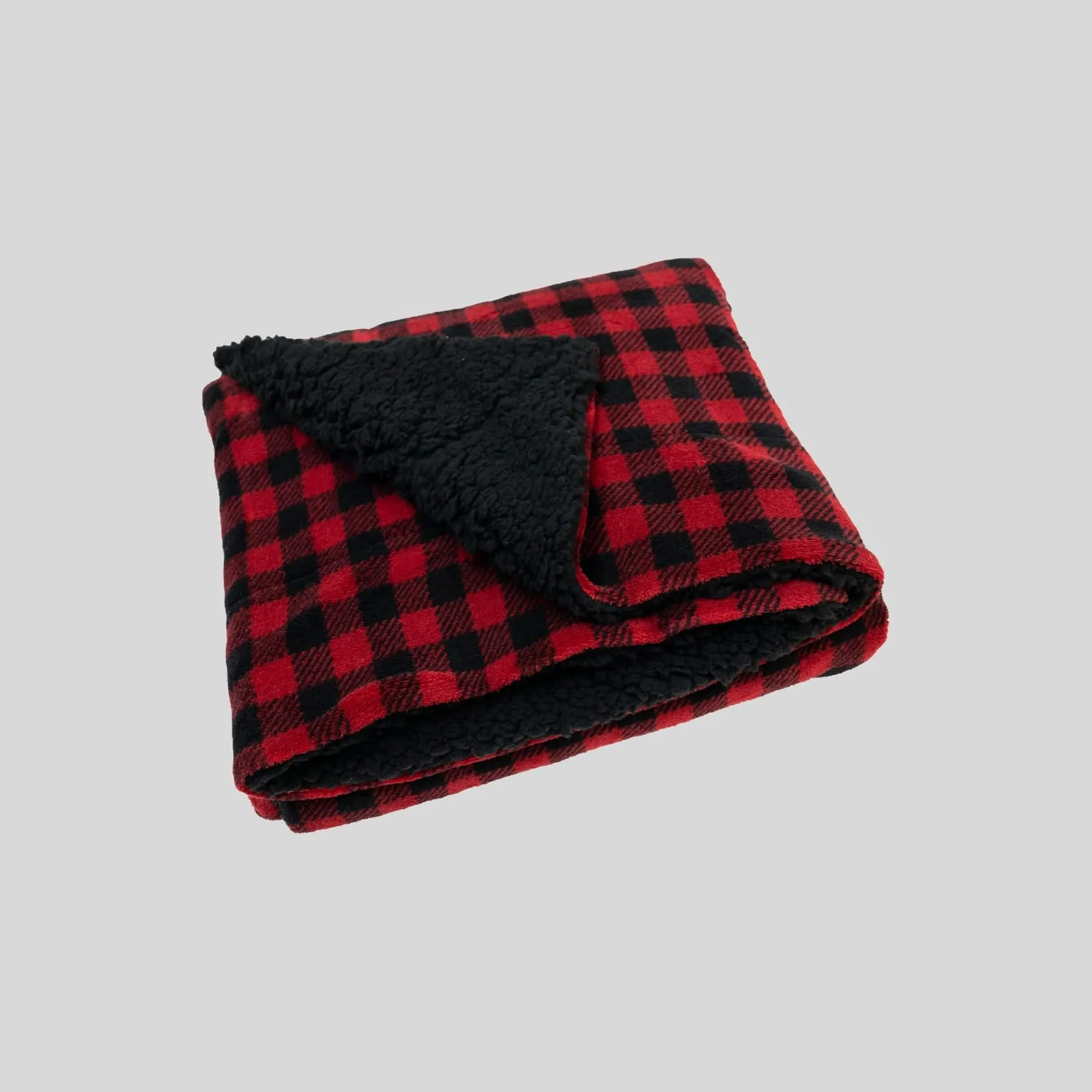 Buffalo Plaid Fleece Blanket