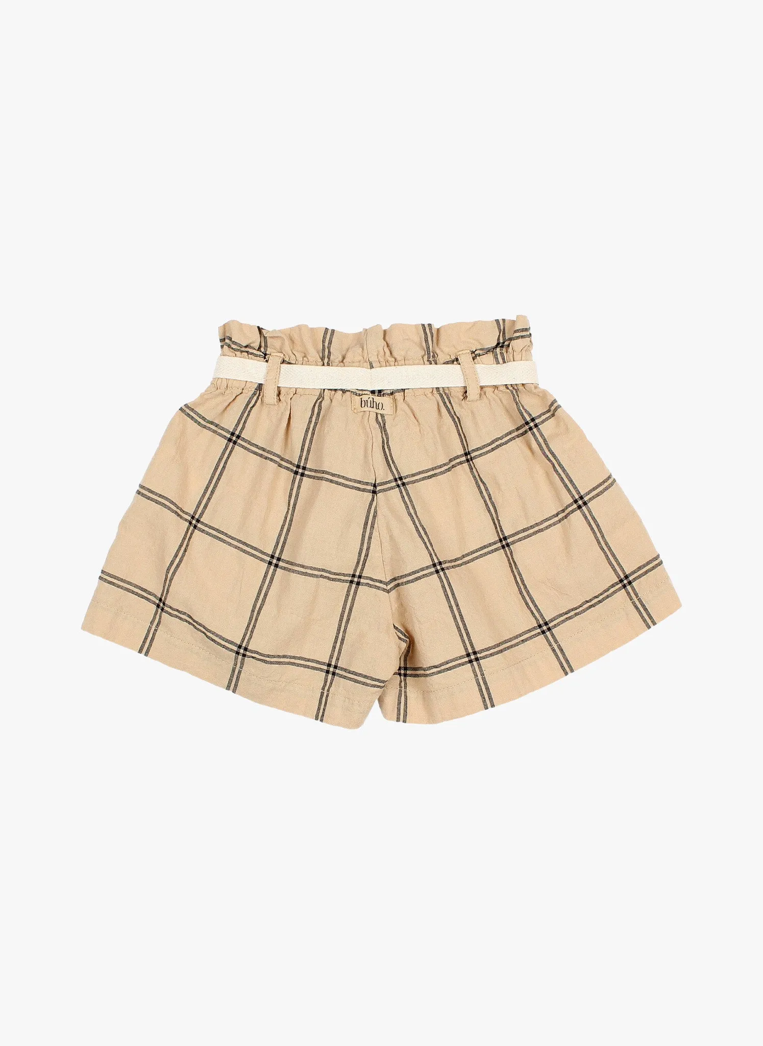 Buho Cotton Check Shorts