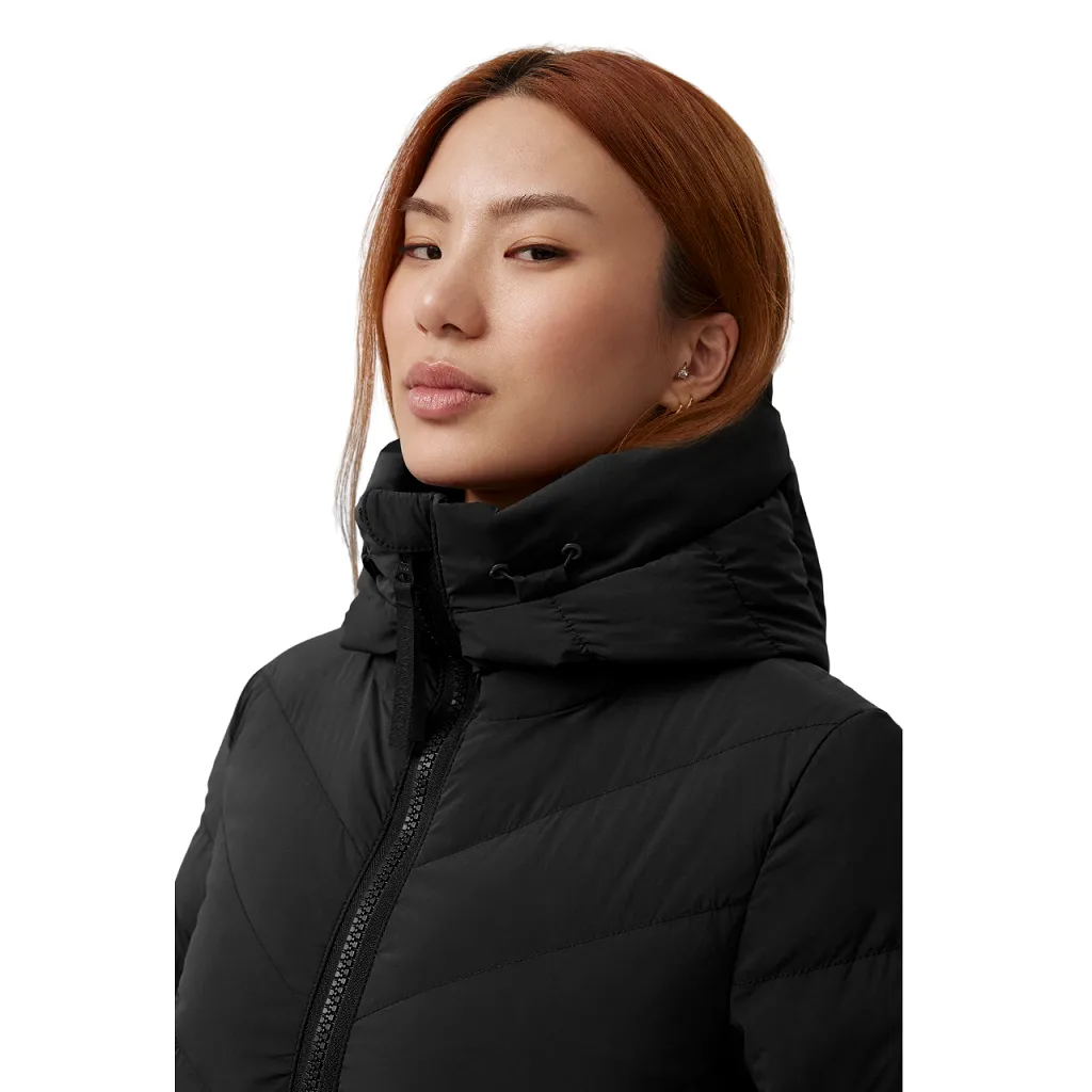 Canada Goose Womens Clair Down Insulated Long Coat – Stylish and Warm Outerwear for Cold Weather