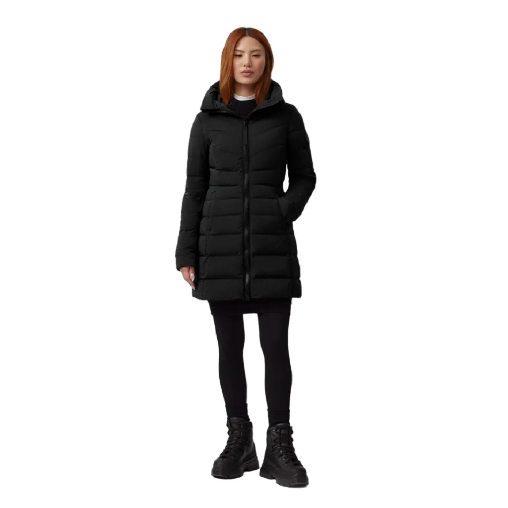 Canada Goose Womens Clair Down Insulated Long Coat – Stylish and Warm Outerwear for Cold Weather