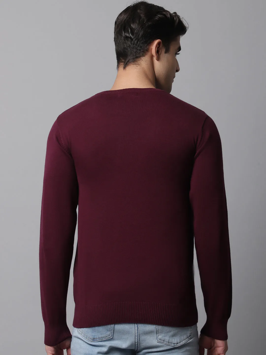 Cantabil  Wine Men Sweater