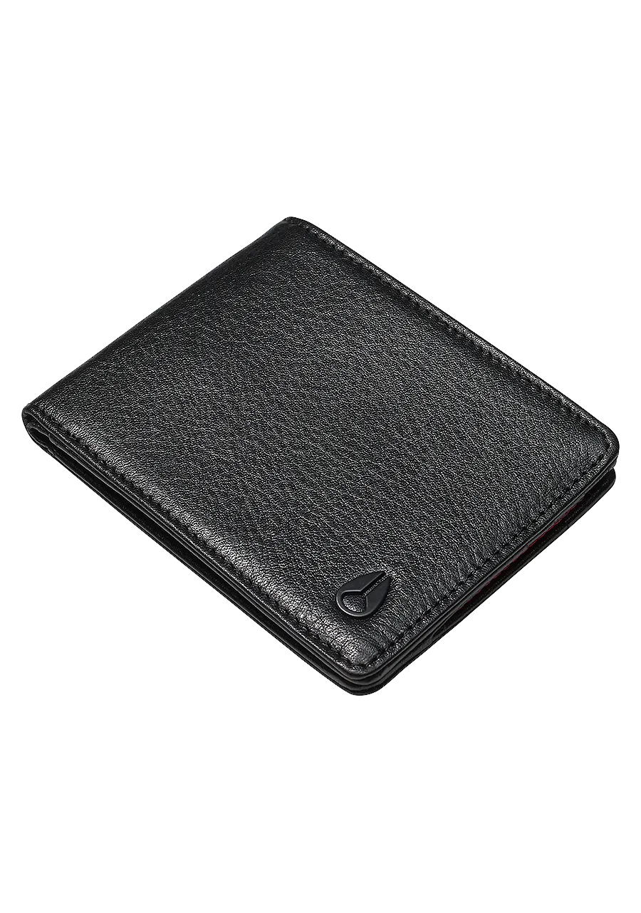 Sleek Black Genuine Leather Wallet – Premium Cape Collection