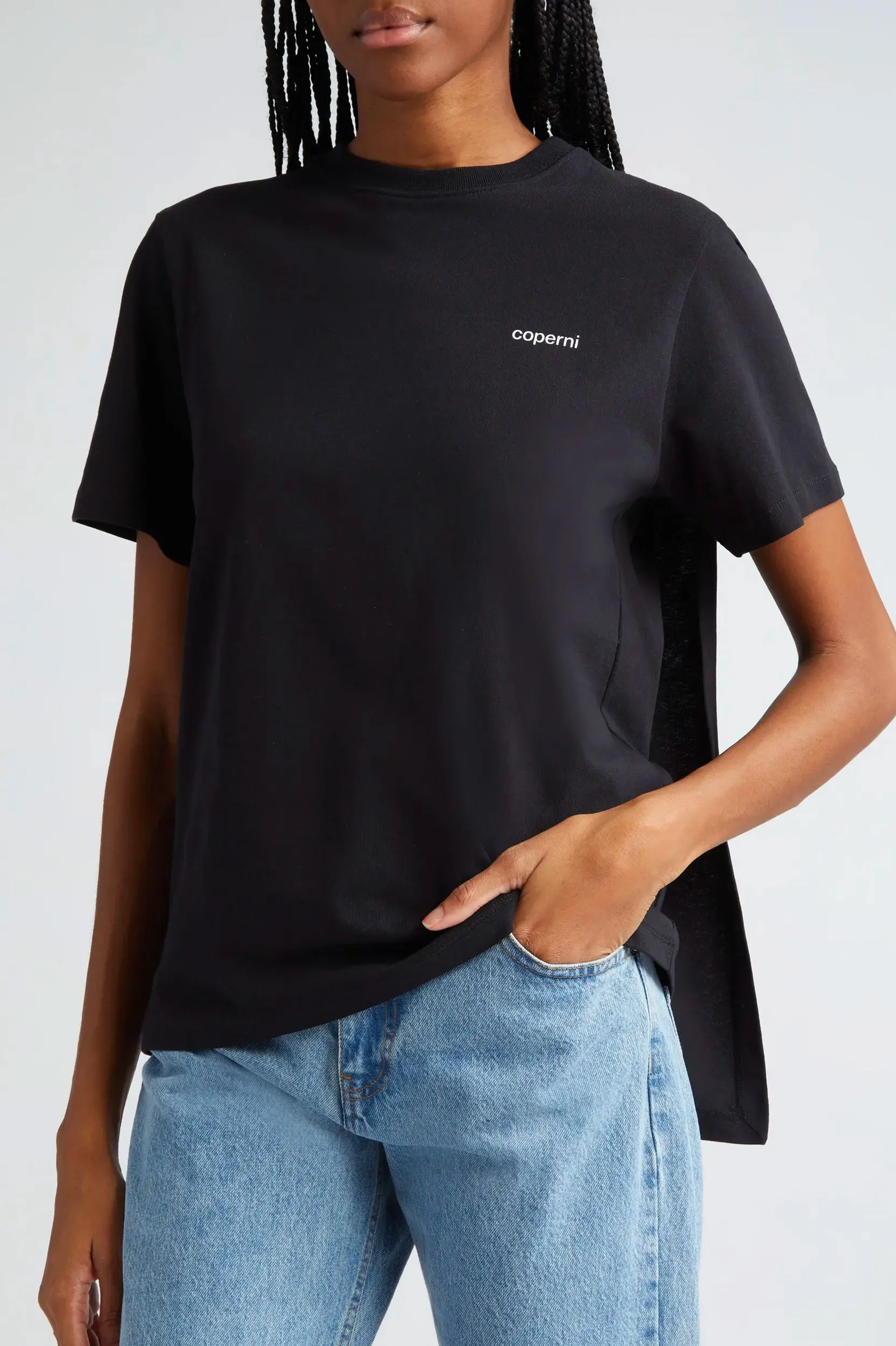 Cape T-Shirt in Black