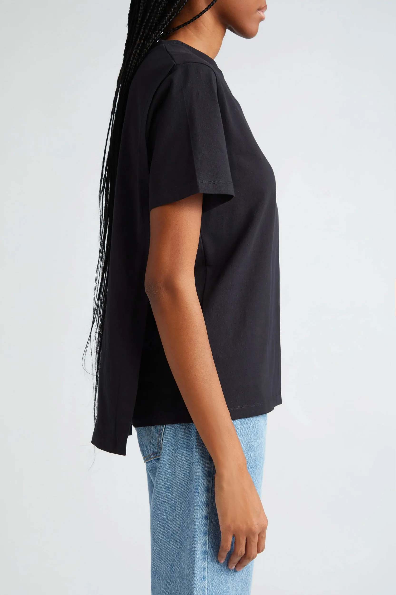 Cape T-Shirt in Black