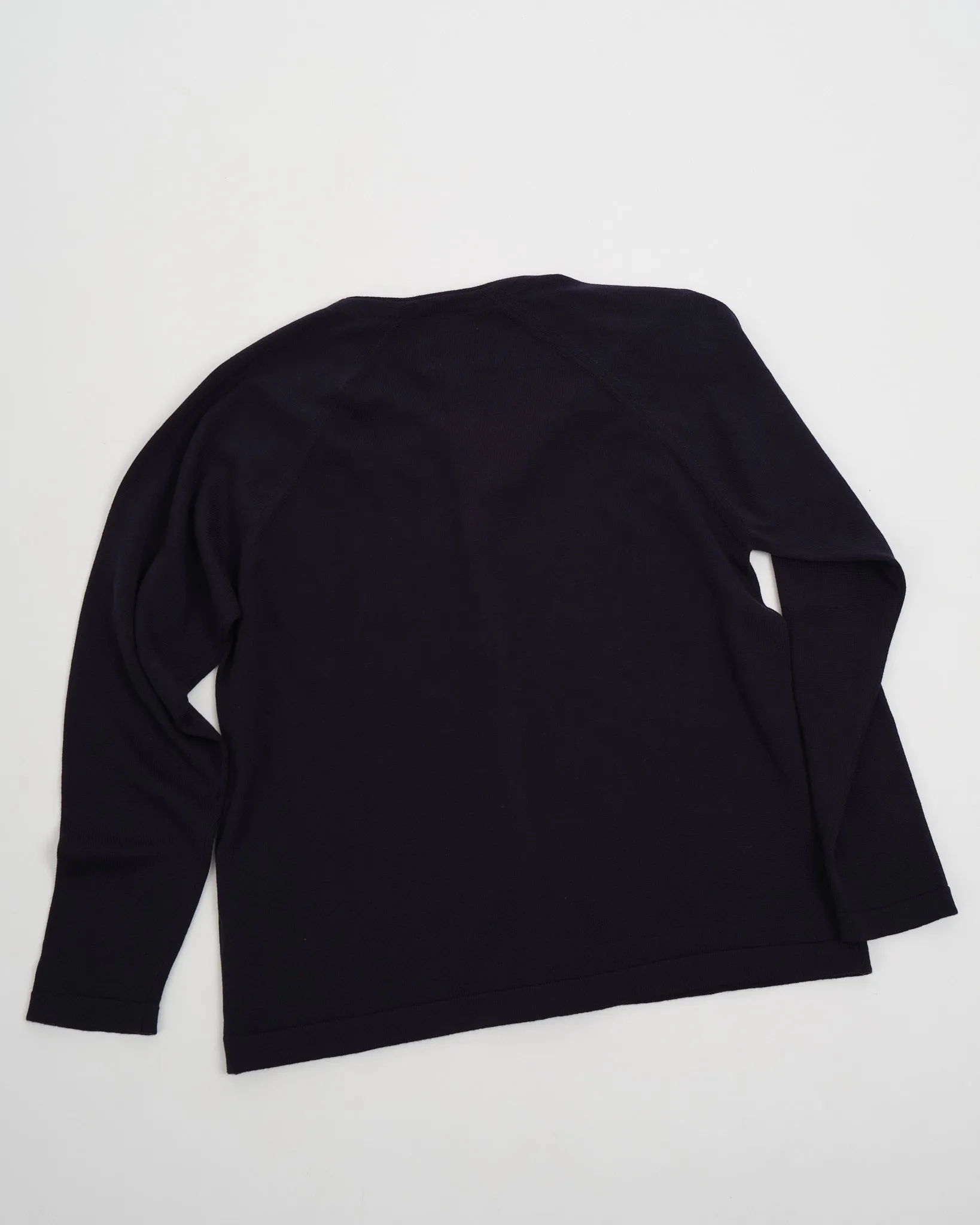 Cotton Cashmere Cardigan Navy