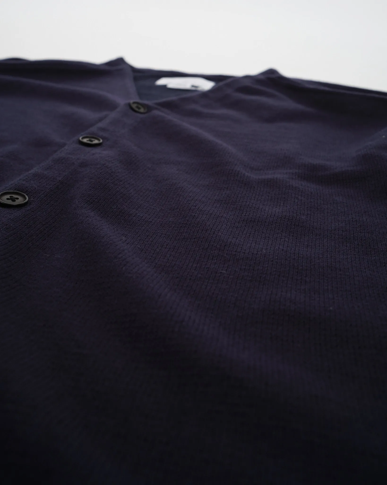 Cotton Cashmere Cardigan Navy