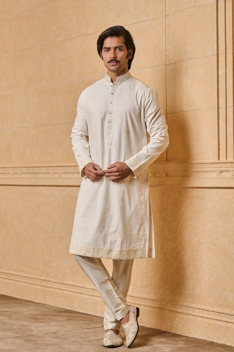 Cotton Embroidered Kurta Set