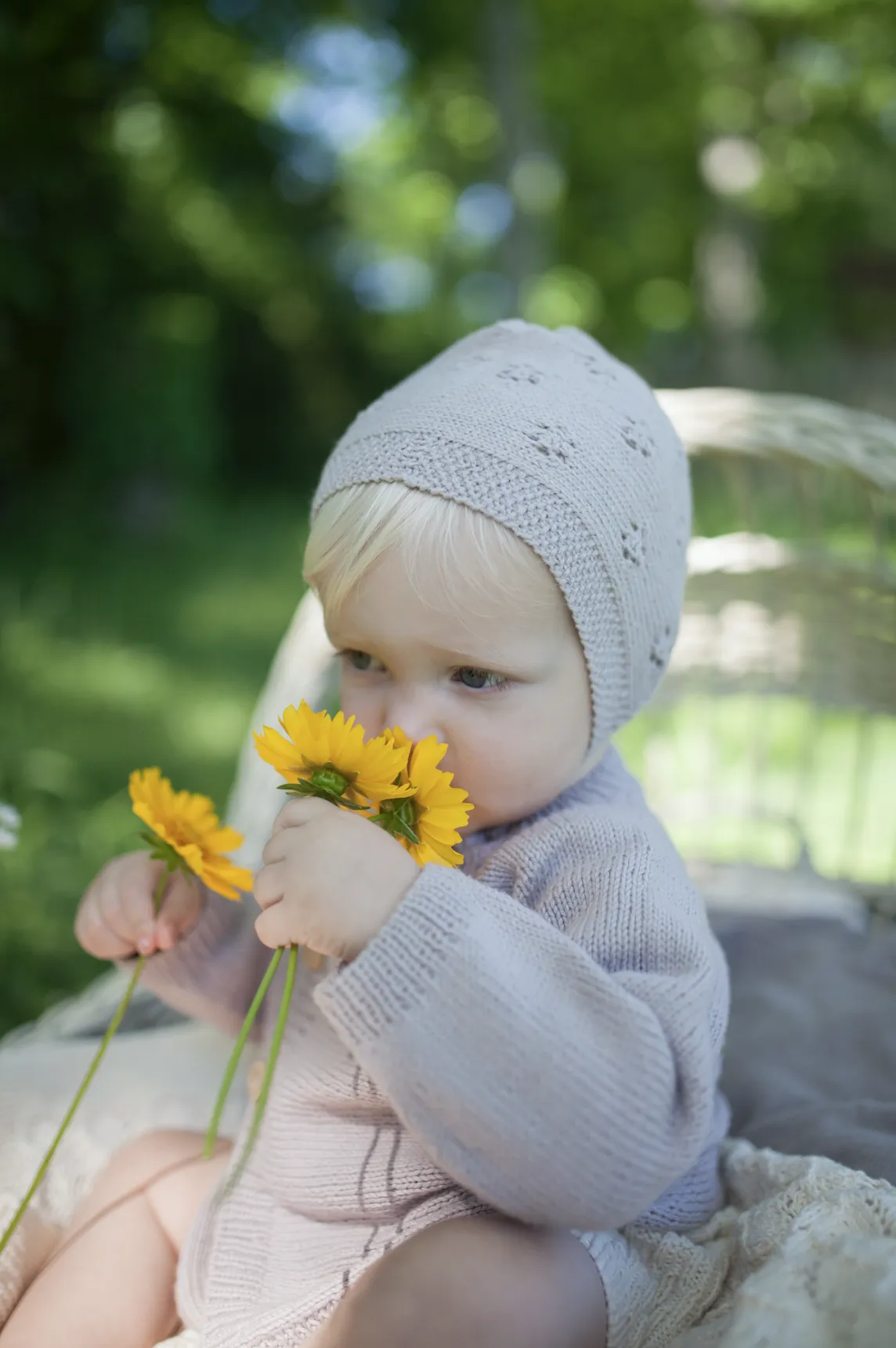 Cotton Fleur Bonnet