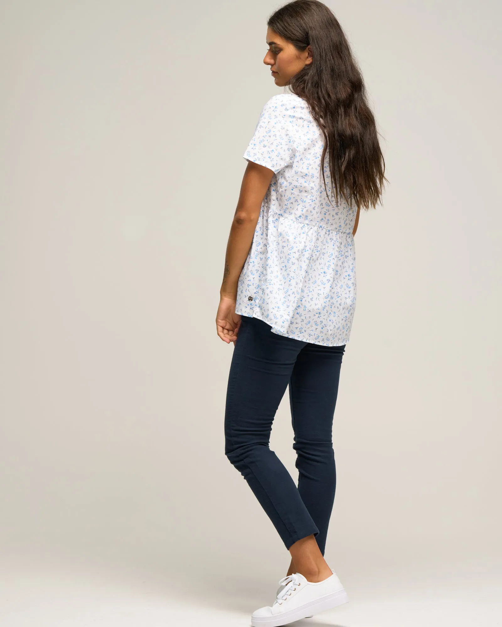 COTTON FRILL TOP