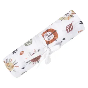 Cotton muslin swaddle - Lions