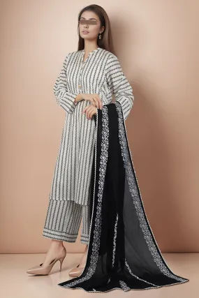 Elegant Cotton Net Dupatta with Intricate Embroidery – Perfect for Any Occasion