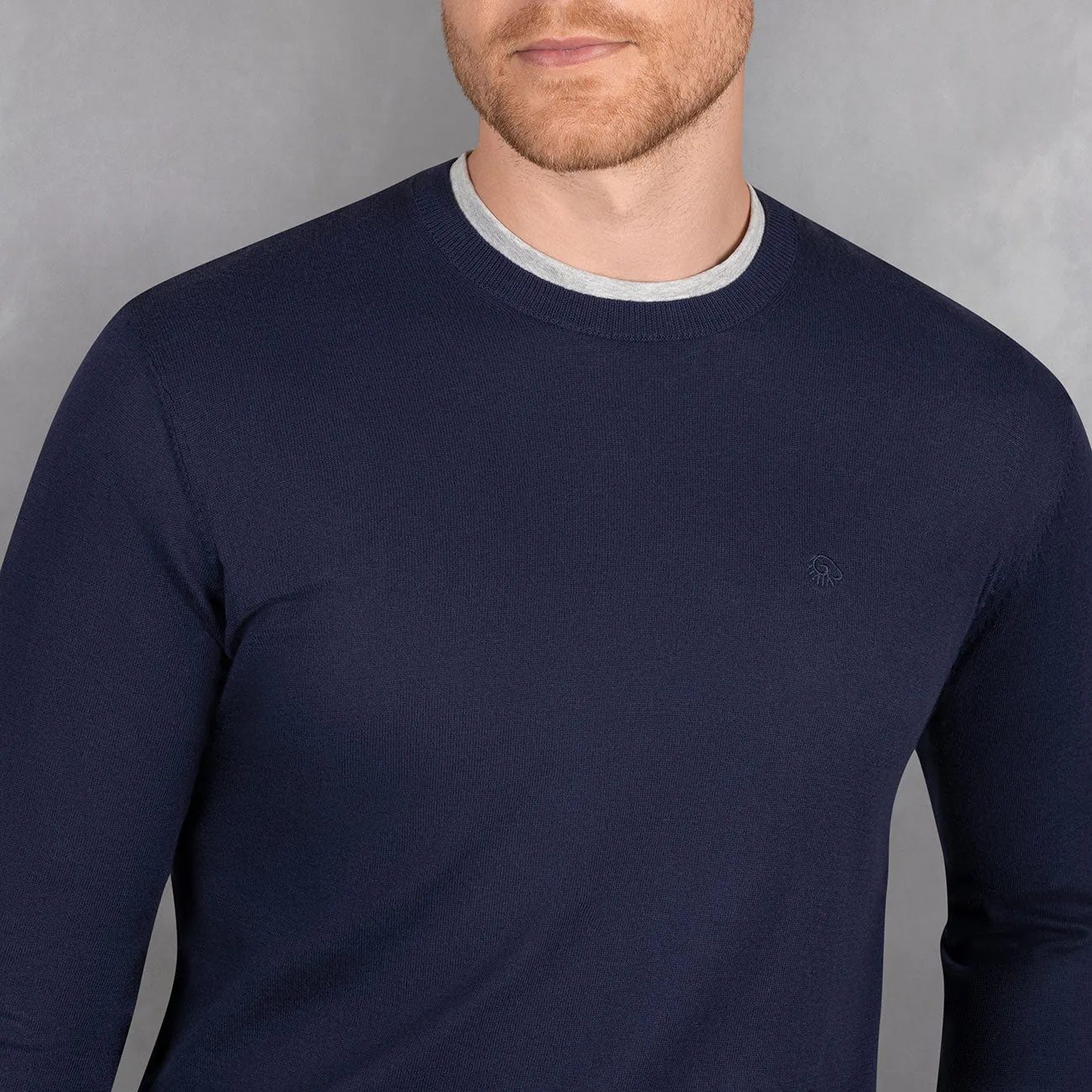 Cotton Pullover Round Neck Men