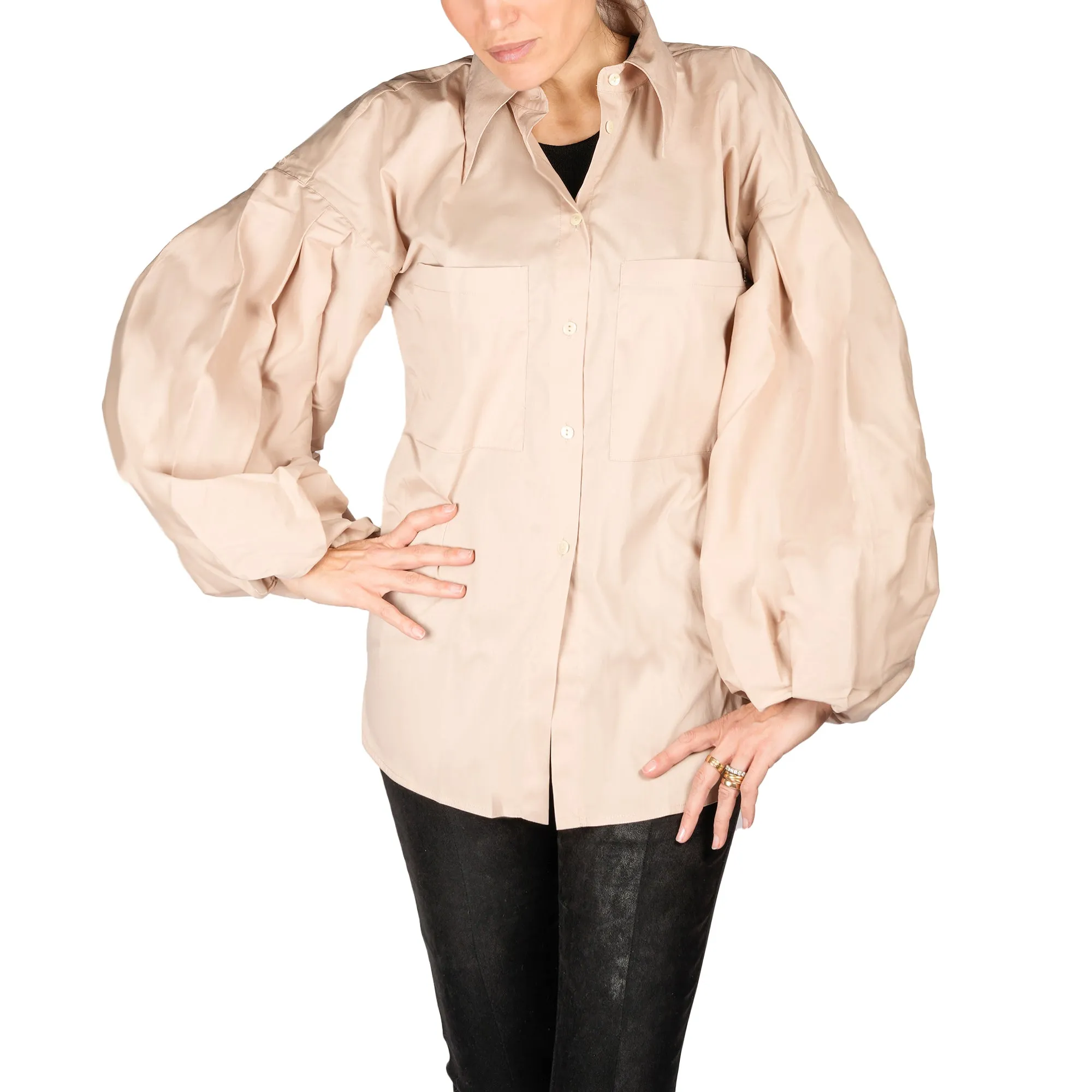 Cotton Shirt Beige