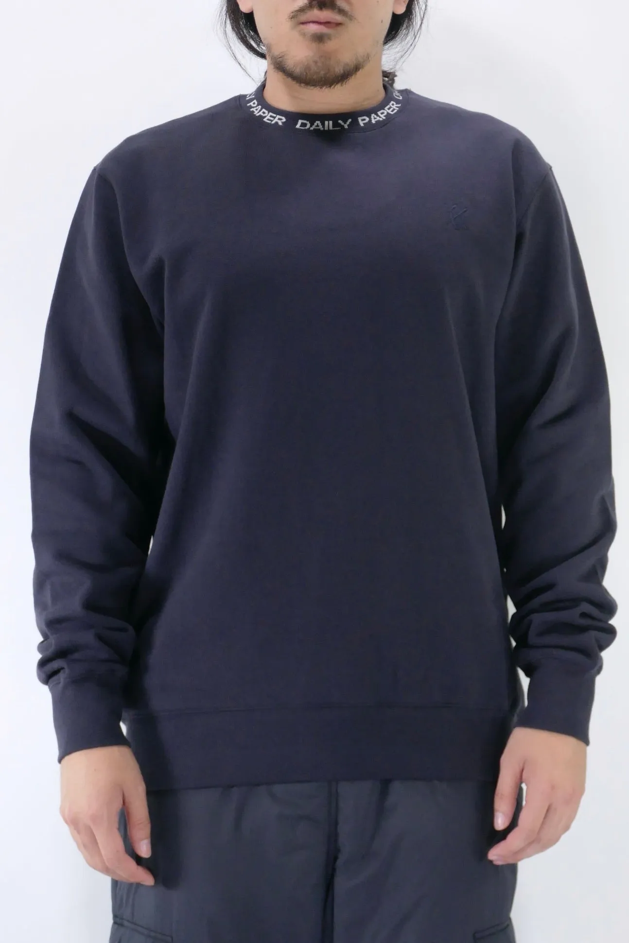 Daily Paper Erib Crewneck - Deep Navy