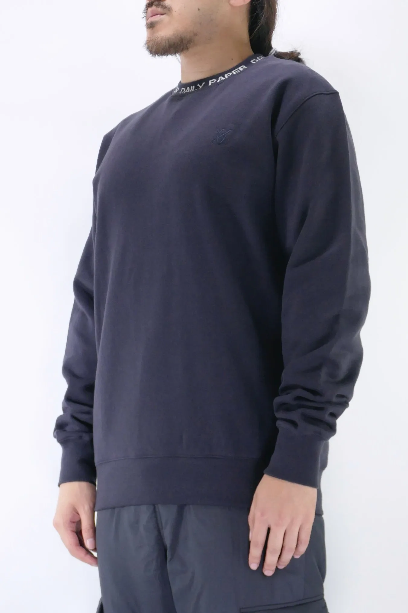 Daily Paper Erib Crewneck - Deep Navy