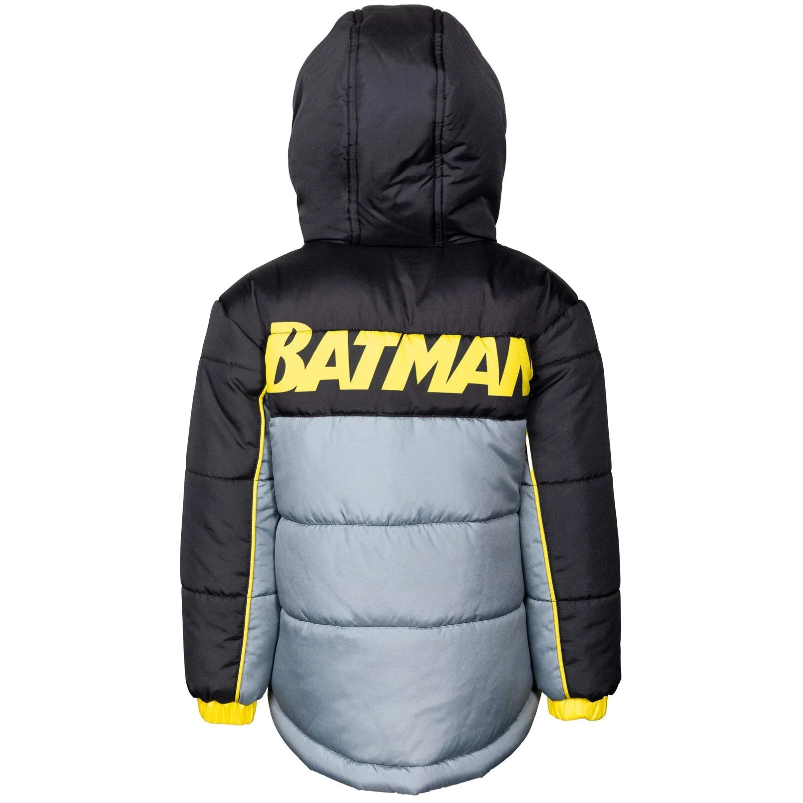 DC Comics Justice League Batman Zip Up Winter Coat Puffer Jacket