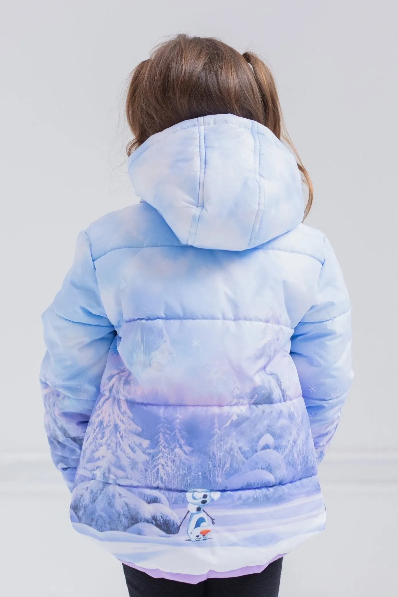 Disney Frozen Zip Up Winter Coat Puffer Jacket