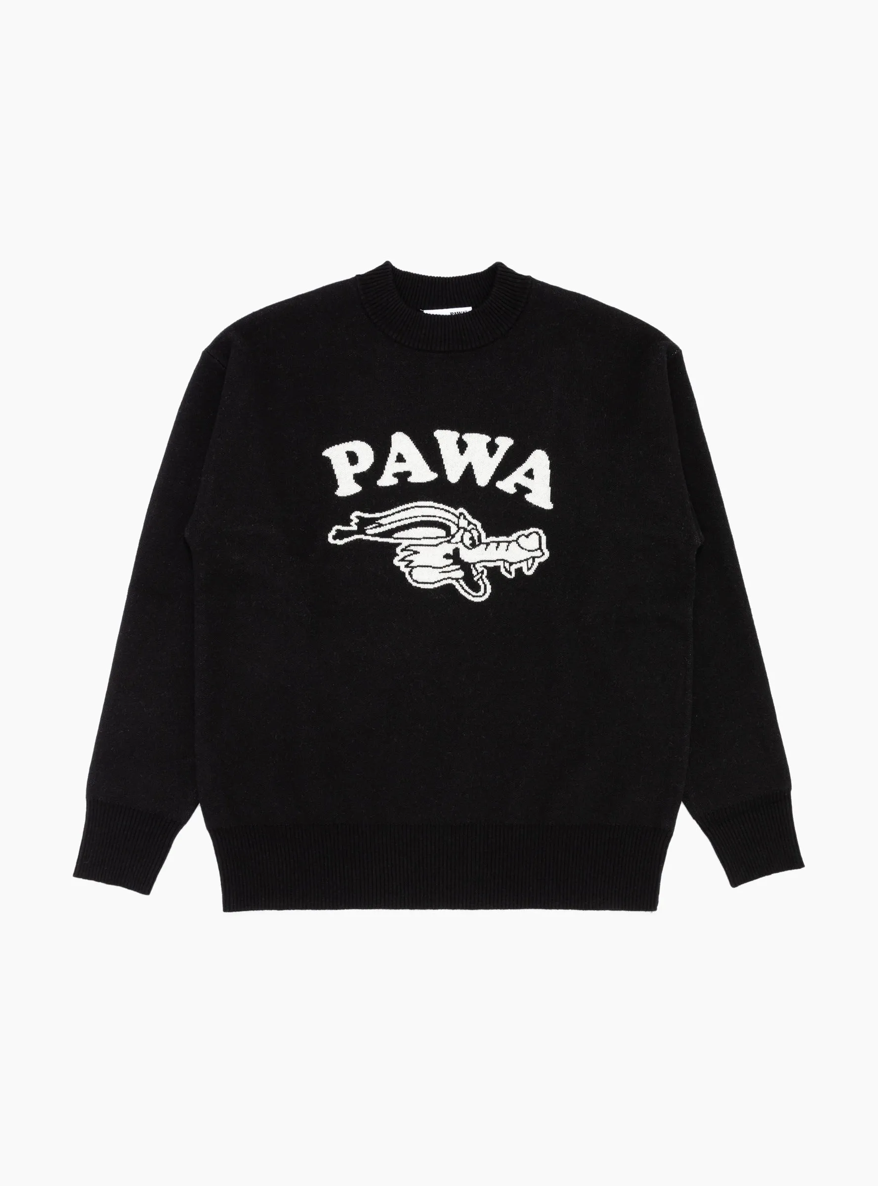 Doggo Knit Sweater Black