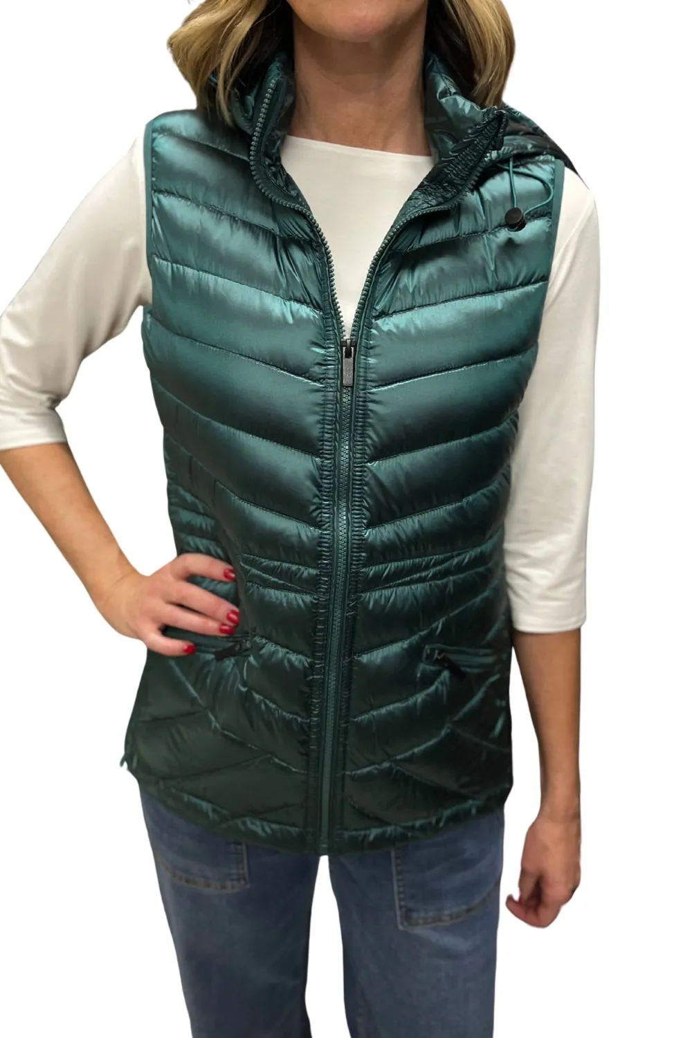 Down Filled Puffer Vest | Basil