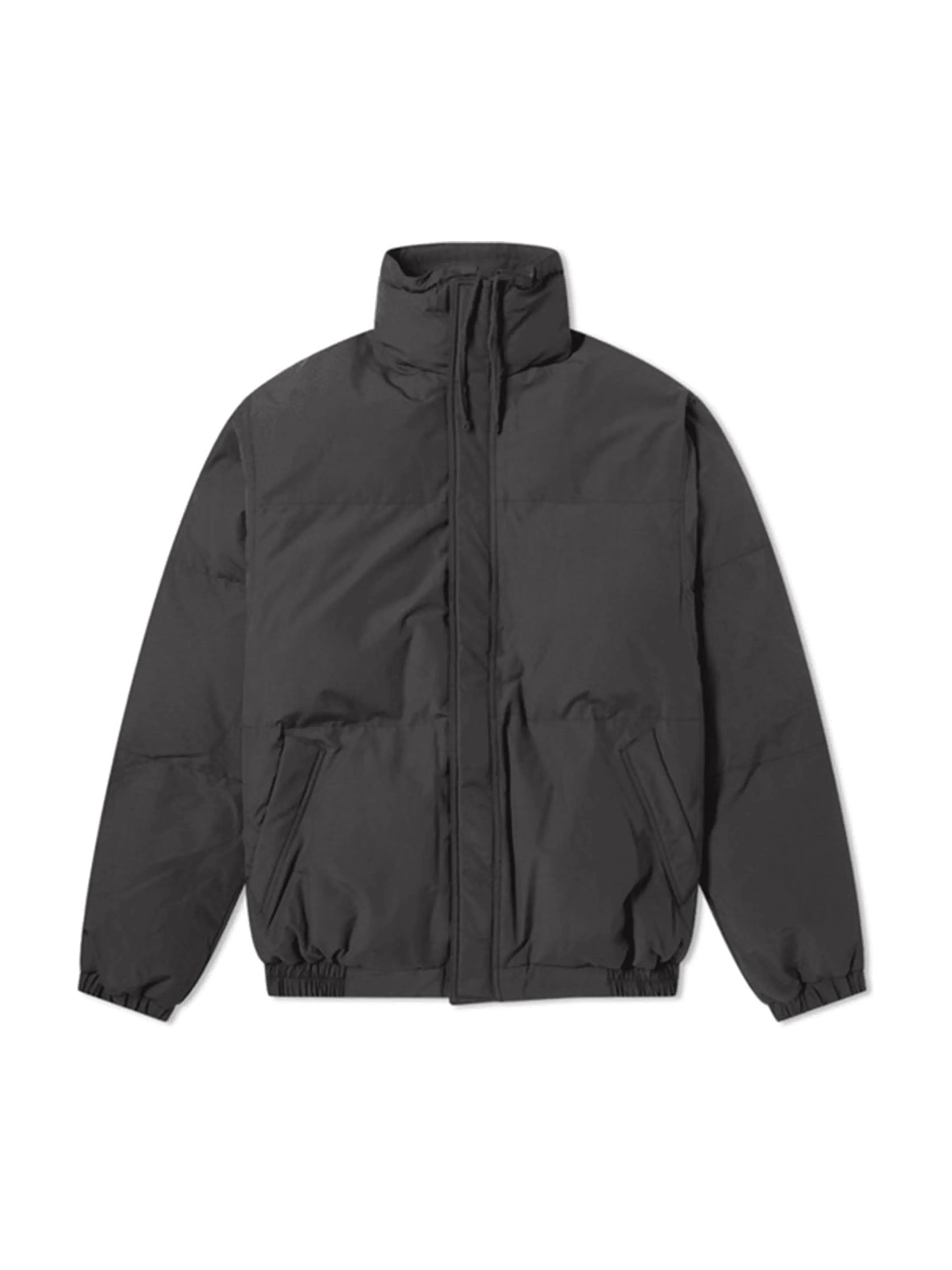 Essentials Black Puffer Jacket by Fear Of God - SS21 Collection