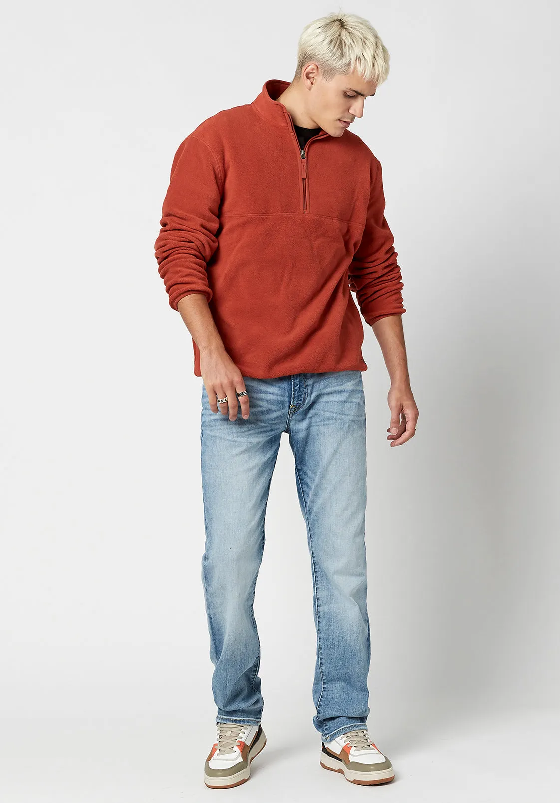 Fiproc Henley Fleece Top - BM23709