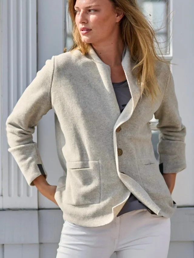 Fleece Cardigan 7168 sand